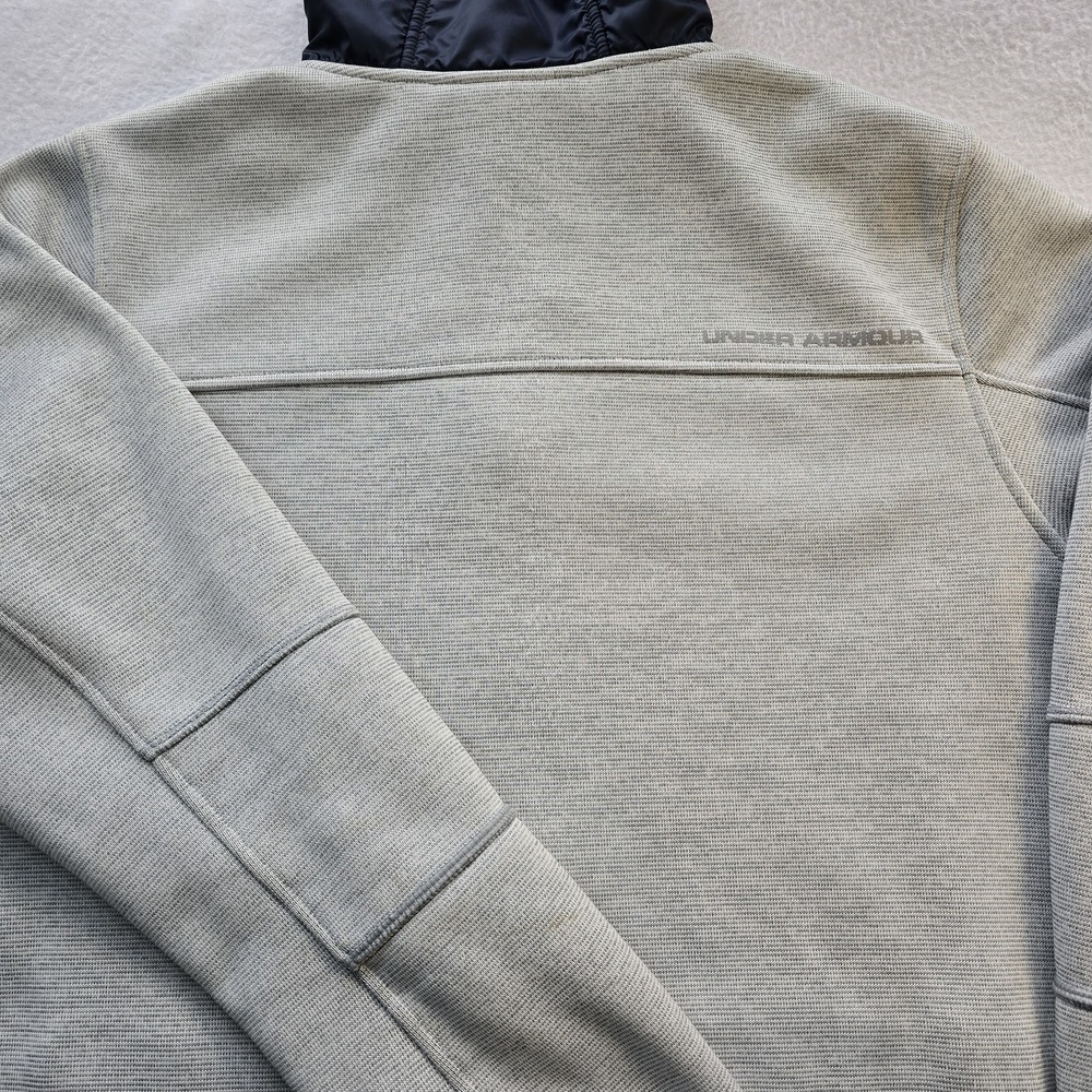 Under Armour Men's Medium Storm Swacket Full Zip Hoodie Jacket Gray Blue MD..... - Picture 9 of 10